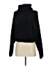 Express Outlet 100% Acrylic Solid Black Turtleneck Sweater Size XXS - photo 1