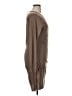Unbranded Solid Brown Casual Dress Size XL - photo 4