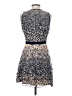 Foxiedox 100% Polyester Animal Print Blue Cocktail Dress Size S - photo 2