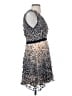 Foxiedox 100% Polyester Animal Print Blue Cocktail Dress Size S - photo 4