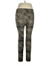 K-DEER Animal Print Gold Active Pants Size XL - photo 1