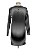 Ann Taylor LOFT Stripes Black Casual Dress Size S - photo 2