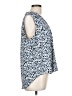 Vince Camuto 100% Polyester Animal Print Blue Sleeveless Blouse Size L - photo 4