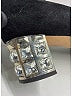 Miu Miu Black Suede Crystal Heel Pumps Size EU 39 1/2 - photo 5