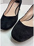 Miu Miu Black Suede Crystal Heel Pumps Size EU 39 1/2 - photo 7