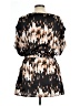 Derek Lam 100% Polyester Print Black Casual Dress Size L - photo 2