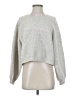 Topshop Solid Gray Pullover Sweater Size S - photo 1