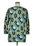 Etcetera 100% Silk Teal Blue 3/4 Sleeve Silk Top Size XL - photo 2