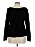 CeCe Black Long Sleeve Blouse Size M - photo 2