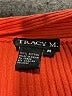 Tracy M. 100% Cotton Orange Cardigan Size M - photo 7