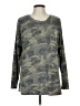 Cherish Camo Gray Pullover Sweater Size L - photo 1