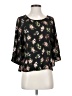 Papermoon Black 3/4 Sleeve Blouse Size S (petite) - photo 1
