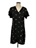 Ann Taylor 100% Polyester Black Casual Dress Size 4 - photo 1