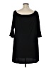 Chaps Solid Black Casual Dress Size XL - photo 2
