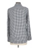 Merona 100% Rayon Houndstooth Gray Long Sleeve Button-Down Shirt Size L - photo 2