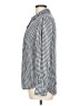 Merona 100% Rayon Houndstooth Gray Long Sleeve Button-Down Shirt Size L - photo 5