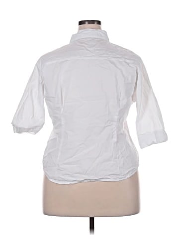 HOTOUCH 3/4 Sleeve Button-Down Shirt (view 2)