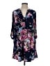 White Birch Floral Blue Casual Dress Size S - photo 1