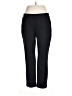Susan Graver Solid Black Dress Pants Size L - photo 1