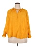 Torrid Yellow Long Sleeve Blouse Size 2X (estimated) - photo 1