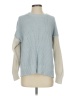 American Eagle Outfitters 100% Cotton Color Block Blue Pullover Sweater Size XS - photo 1