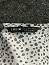 Shein 100% Polyester Animal Print Silver Long Sleeve Blouse Size 8 - 10 - photo 7