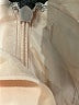 AZ3 inc. 100% Polyester Solid Tan Ivory Cocktail Dress Size 2 - photo 7