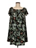 Mango Tropical Black Casual Dress Size 6 - photo 1