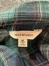 Max Studio 100% Rayon Plaid Teal Long Sleeve Button-Down Shirt Size M - photo 7