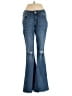 Assorted Brands Hearts Blue Jeans Size 25 waist - photo 1