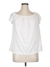 Max Studio White Short Sleeve T-Shirt Size XL - photo 1