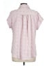 Assorted Brands 100% Polyester Hearts Pink Short Sleeve Blouse Size L - photo 2