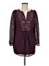 One September 100% Polyester Burgundy 3/4 Sleeve Blouse Size M - photo 1