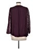 One September 100% Polyester Burgundy 3/4 Sleeve Blouse Size M - photo 2