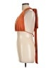 Shareen Collections Orange Sleeveless Blouse Size 12 - photo 5
