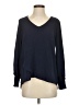 NY Collection Blue Long Sleeve Blouse Size S - photo 1