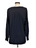 NY Collection Blue Long Sleeve Blouse Size S - photo 2