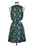 Hutch 100% Polyester Paisley Teal Cocktail Dress Size 10 - photo 2