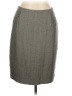 H&M Chevron-herringbone Gray Formal Skirt Size 12 - photo 1