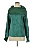 Unbranded 100% Polyester Green Long Sleeve Blouse Size L - photo 1