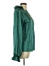 Unbranded 100% Polyester Green Long Sleeve Blouse Size L - photo 4