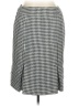 Kasper 100% Polyester Houndstooth Gray Black Casual Skirt Size 14w - photo 1