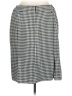 Kasper 100% Polyester Houndstooth Gray Black Casual Skirt Size 14w - photo 2