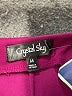 Crystal Sky Solid Burgundy Jumpsuit Size M - photo 3