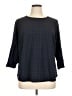 Christopher & Banks Black 3/4 Sleeve Top Size XL - photo 1