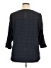 Christopher & Banks Black 3/4 Sleeve Top Size XL - photo 2