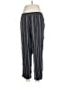 Jessica Simpson 100% Viscose Stripes Silver Casual Pants Size L - photo 2