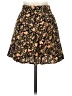 Sim & Sam 100% Cotton Floral Black Casual Skirt Size XS - photo 1