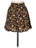 Sim & Sam 100% Cotton Floral Black Casual Skirt Size XS - photo 2