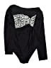 Unbranded Animal Print Black One Piece Swimsuit Size M - photo 1